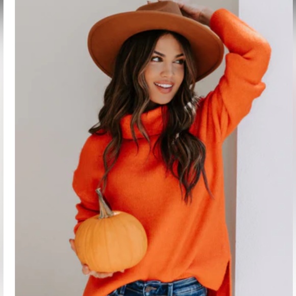 Lumiere Tops - New with tags! Orange sweater